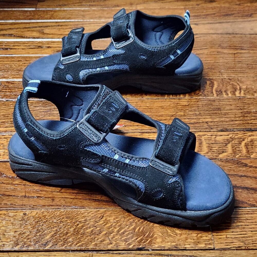 Vintage Route 66 Chunky Leather Sandals